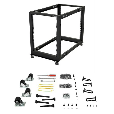 Wall-mounted Rack Cabinet Startech 4POSTRACK15U by Startech, Cupboards and shelving - Ref: S7718876, Price: 384,90 €, Discoun...