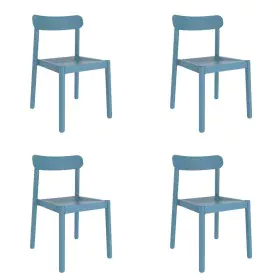 Garden chair Garbar Elba Blue polypropylene 50 x 53 x 80 cm 4 Units (4 Pieces) by Garbar, Garden Dining Chairs - Ref: D162651...