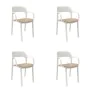 Silla de Jardín Garbar Ona Blanco Beige Arena Polipropileno 56 x 79 x 52 cm 56 x 52 x 79 cm 4 Unidades (4 Piezas) de Garbar, ...