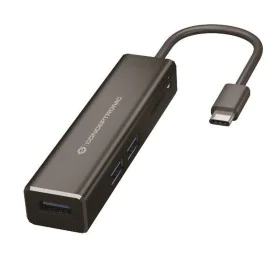 USB Hub Conceptronic 110515707101 Black by Conceptronic, USB Cables - Ref: S77202650, Price: 20,01 €, Discount: %