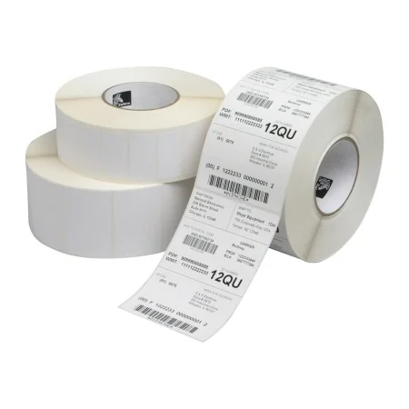 Rouleau d'Étiquettes Zebra 76180 102 x 152 mm Blanc (4 Unités) de Zebra, Étiquettes adhésives et autocollants - Réf : S772404...