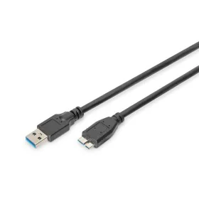 Câble USB vers micro USB Digitus AK-300116-018-S Noir 1,8 m de Digitus, Câbles USB - Réf : S7729540, Prix : 6,74 €, Remise : %