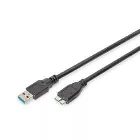 Cable USB a micro USB Digitus AK-300116-018-S Negro 1,8 m de Digitus, Cables USB - Ref: S7729540, Precio: 6,74 €, Descuento: %