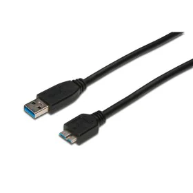 Cabo USB para micro USB Digitus AK-300117-003-S Preto 25 cm de Digitus, Cabos USB - Ref: S7729541, Preço: 4,08 €, Desconto: %