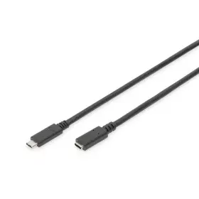 Câble USB-C Digitus AK-300210-007-S Noir 70 cm de Digitus, Câbles USB - Réf : S7729570, Prix : 13,96 €, Remise : %