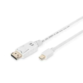 Câble DisplayPort Digitus by Assmann AK-340102-030-W Blanc 3 m de Digitus by Assmann, Câbles DisplayPort - Réf : S7729659, Pr...