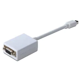 Adaptateur Mini DisplayPort vers VGA Digitus AK-340407-001-W Blanc de Digitus, Câbles DisplayPort - Réf : S7729682, Prix : 8,...