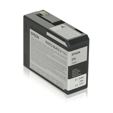 Tinteiro de Tinta Original Epson C13T580100 Preto de Epson, Toners e tinta de impressora - Ref: S7733037, Preço: 70,58 €, Des...