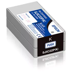 Cartouche d'encre originale Epson SJIC22P Noir de Epson, Toners et encre pour imprimante - Réf : S7733475, Prix : 31,62 €, Re...