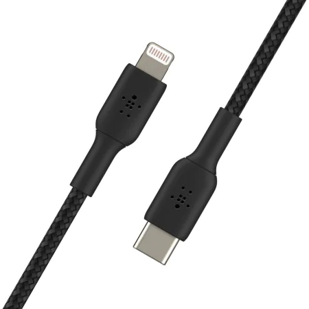 Cable USB-C a Lightning Belkin CAA004BT1MBK 1 m Negro de Belkin, Cables USB - Ref: S7733885, Precio: 29,10 €, Descuento: %