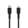 Câble USB-C vers Lightning Belkin CAA004BT2MBK 2 m Noir de Belkin, Câbles USB - Réf : S7733887, Prix : 31,63 €, Remise : %