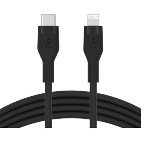 Cable USB-C a Lightning Belkin CAA009BT1MBK 1 m de Belkin, Cables USB - Ref: S7733907, Precio: 29,61 €, Descuento: %