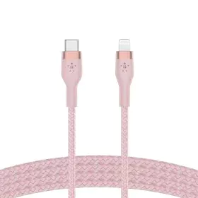 Cable USB-C a Lightning Belkin CAA011BT1MPK 1 m Rosa de Belkin, Cables USB - Ref: S7733933, Precio: 33,58 €, Descuento: %