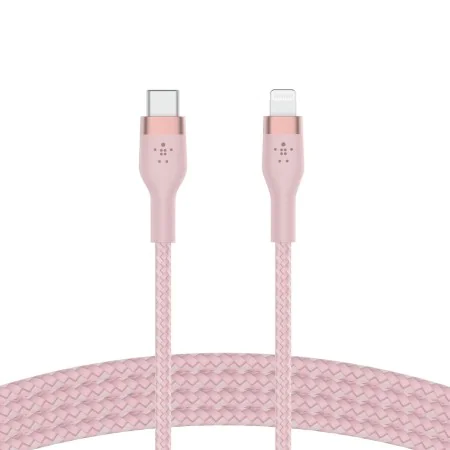 Câble USB-C vers Lightning Belkin CAA011BT1MPK 1 m Rose de Belkin, Câbles USB - Réf : S7733933, Prix : 33,58 €, Remise : %