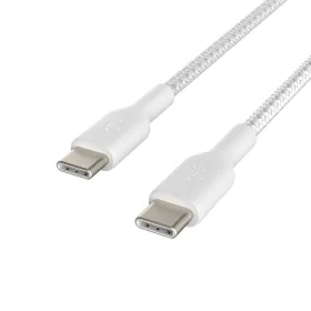 Câble USB-C Belkin CAB004BT1MWH Blanc 1 m de Belkin, Câbles USB - Réf : S7733971, Prix : 17,75 €, Remise : %