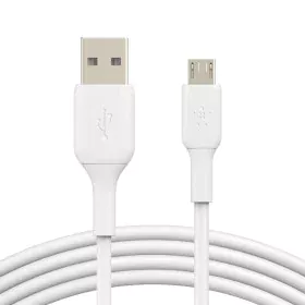 Câble USB vers micro USB Belkin CAB005BT1MWH 1 m Blanc de Belkin, Câbles USB - Réf : S7733973, Prix : 11,19 €, Remise : %