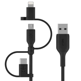 Cabo USB Belkin CAC001BT1MBK Preto 1 m de Belkin, Cabos USB - Ref: S7734062, Preço: 28,97 €, Desconto: %