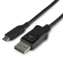 USB C to DisplayPort Adapter Startech CDP2DP141MB   Black 1 m by Startech, Accessories for MP3 players - Ref: S7734364, Price...