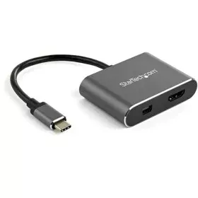 Adaptateur USB C vers HDMI/MiniDisplayPort Startech CDP2HDMDP 4K Ultra HD de Startech, Adaptateurs USB-VGA - Réf : S7734405, ...