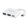 Adaptateur USB-C Startech CDP2HDUACPW Blanc 4K Ultra HD de Startech, Adaptateurs USB - Réf : S7734415, Prix : 32,69 €, Remise...