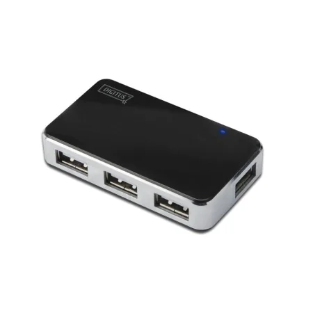 Hub USB Digitus DA-70220 Noir Noir/Gris de Digitus, Hubs de réseau - Réf : S7736671, Prix : 16,17 €, Remise : %