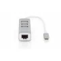 Hub USB Digitus Grau Silberfarben Aluminium von Digitus, USB-Hubs - Ref: S7736679, Preis: 21,50 €, Rabatt: %