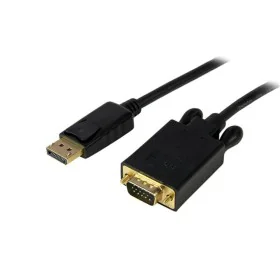 Adaptateur DisplayPort vers VGA Startech DP2VGAMM10B 3 m Noir de Startech, Accessoires pour lecteurs MP3 - Réf : S7738680, Pr...