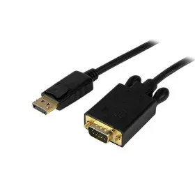 DisplayPort to VGA adapter Startech DP2VGAMM10B 3 m Black by Startech, Accessories for MP3 players - Ref: S7738680, Price: 36...