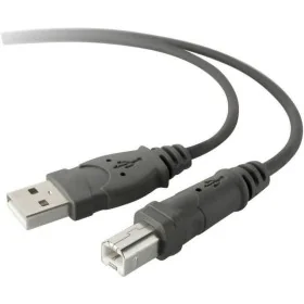 Câble USB 2.0 Belkin F3U154BT3M Imprimante 3 m Noir Gris de Belkin, Câbles USB - Réf : S7740538, Prix : 18,21 €, Remise : %