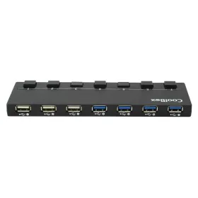 Hub USB CoolBox HUBCOO356A Noir de CoolBox, Hubs USB - Réf : S7744693, Prix : 23,91 €, Remise : %