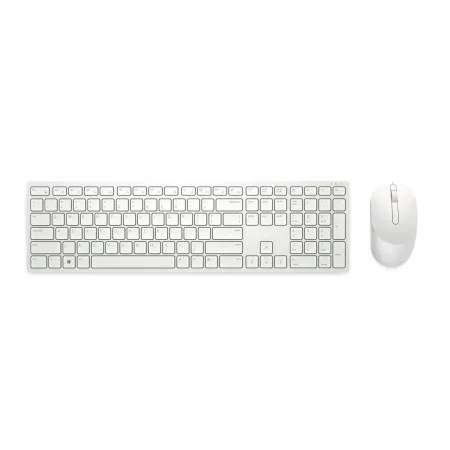 Clavier Dell KM5221W-WH-SPN Blanc Noir Espagnol Qwerty de Dell, Claviers - Réf : S7748499, Prix : 58,49 €, Remise : %