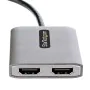 Adaptateur DisplayPort vers HDMI Startech MST14DP122HD Gris 4K Noir Noir/Gris de Startech, Adaptateurs DP-HDMI - Réf : S77511...