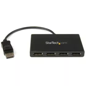 Hub USB Startech MSTDP124DP Noir de Startech, Hubs USB - Réf : S7751177, Prix : 96,61 €, Remise : %