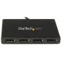 Hub USB Startech MSTDP124DP Noir de Startech, Hubs USB - Réf : S7751177, Prix : 106,65 €, Remise : %