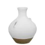 Vase Alexandra House Living White Ceramic 23 x 28 cm With handles by Alexandra House Living, Vases - Ref: D1627070, Price: 40...