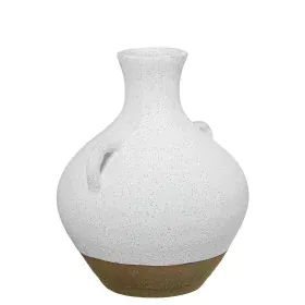 Vase Alexandra House Living White Ceramic 23 x 28 cm With handles by Alexandra House Living, Vases - Ref: D1627070, Price: 37...