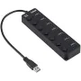 Hub USB Nilox NXHUB-06 Noir de Nilox, Hubs de réseau - Réf : S7753175, Prix : 11,18 €, Remise : %