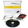 Placa PCI Startech PCIUSB3S4 de Startech, Cartões de portas - Ref: S7754774, Preço: 86,99 €, Desconto: %