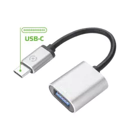 Câble USB A vers USB C Celly PROUSBCUSBDS Argenté de Celly, Câbles USB - Réf : S7756597, Prix : 12,17 €, Remise : %