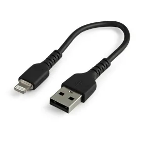 Câble USB vers Lightning Startech RUSBLTMM15CMB Noir 15 cm de Startech, Câbles USB - Réf : S7758611, Prix : 16,63 €, Remise : %