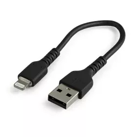 Cavo USB a Lightning Startech RUSBLTMM15CMB Nero 15 cm di Startech, Cavi USB - Rif: S7758611, Prezzo: 16,63 €, Sconto: %