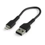 Cabo USB para Lightning Startech RUSBLTMM15CMB Preto 15 cm de Startech, Cabos USB - Ref: S7758611, Preço: 16,63 €, Desconto: %