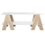 Mesa de TV Alexandra House Living Branco Castanho 120 x 46 x 38 cm de Alexandra House Living, Mesas e suportes para TV - Ref:...