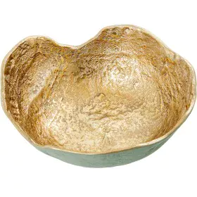 Centerpiece Alexandra House Living Green Golden Aluminium 31 x 30 x 13 cm by Alexandra House Living, Ornaments - Ref: D162712...