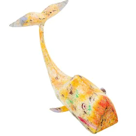 Figurine Décorative Alexandra House Living Jaune Fer Baleine 47 x 26 x 29 cm de Alexandra House Living, Pièces de collection ...