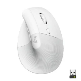 Wireless Mouse Logitech Lift White Ergonomic 4000 dpi by Logitech, Mice - Ref: M0515372, Price: 62,40 €, Discount: %