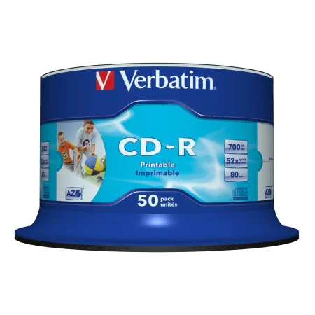 CD-R Verbatim AZO Wide Inkjet Printable 50 Stück (50 Stück) von Verbatim, Speicherverbrauchsmaterial - Ref: M0519690, Preis: ...