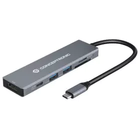 Hub USB Conceptronic 110520207101 Gris 100 W de Conceptronic, Hubs USB - Ref: M0520992, Precio: 42,99 €, Descuento: %