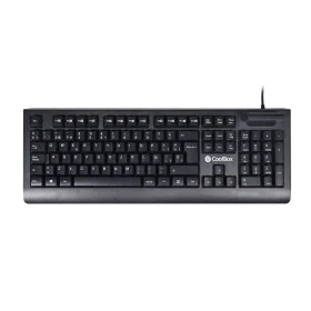 Keyboard CoolBox COO-TEC04DNI Black Spanish Qwerty QWERTY by CoolBox, Keyboards - Ref: M0521204, Price: 27,73 €, Discount: %