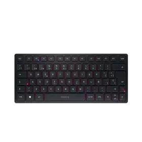 Clavier Cherry KW 9200 MINI Noir AZERTY de Cherry, Claviers - Réf : S0237544, Prix : 100,12 €, Remise : %